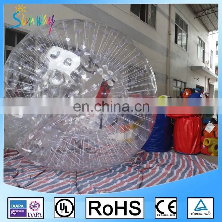 Sunway Human Ball Inflatable Game ,Giant Inflatable Zorb Ball for Sale