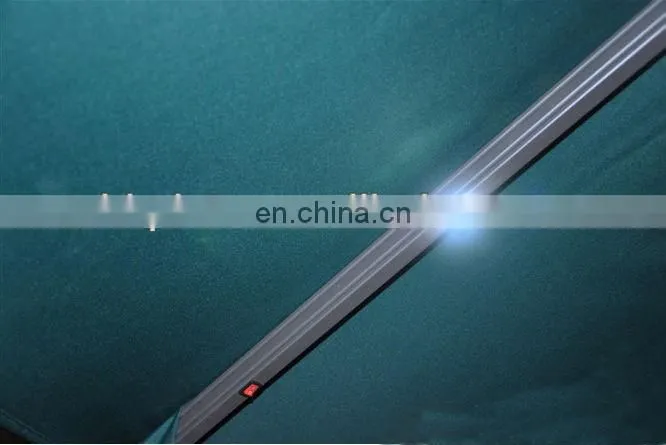 Outdoor Solar Roma Hanging Umbrella With LED Light,Can Be Rotated 360Degree