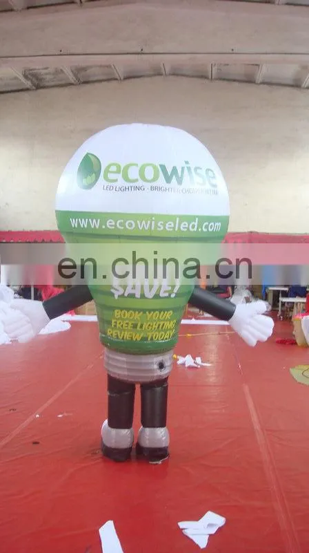 printed popular inflatable ball costume, inflatable costume balloon