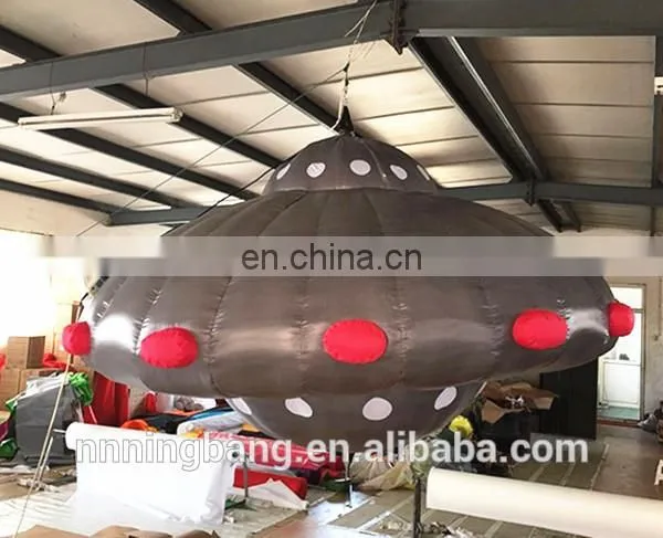 Outdoor Indoor Event Star Party Decoration hanging Inflatable giant UFO balloon