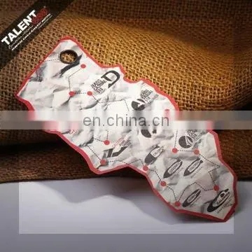 custom private design brand printing paper hang tag for clothing