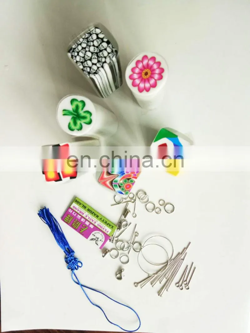 colorful soft unbaked polymer clay sticks set for DIY