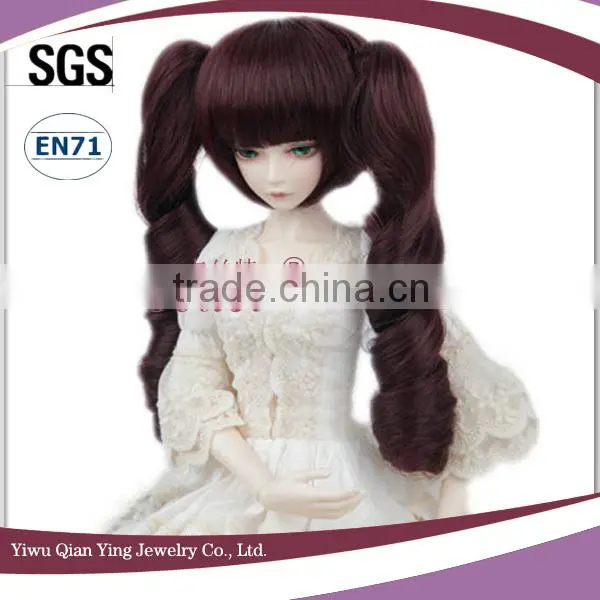 Professional Doll Wig Factory brown doll wigs