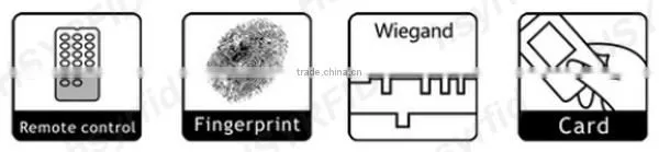 Metal case RFID and Fingerprint standalone access control reader with wiegand26 output