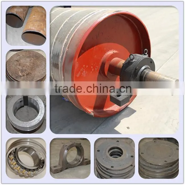 belt conveyor metal pulley for coal mining equipment