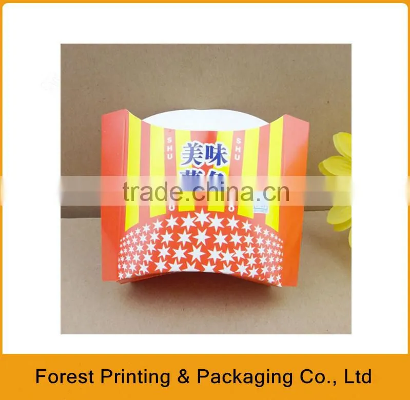 Food Packaging Box,Custom Paper Box for French Fries