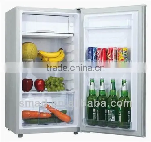 single door refrigerator solar powered portable refrigerator 12v/24v mini refrigerator