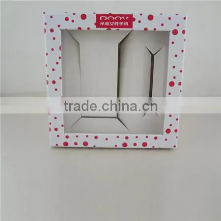 2014 new custom gifts & crafts cardboard box with clear window