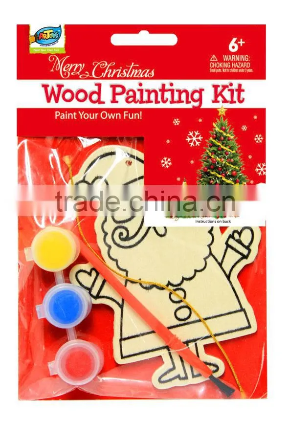 Holiday wood painting kit