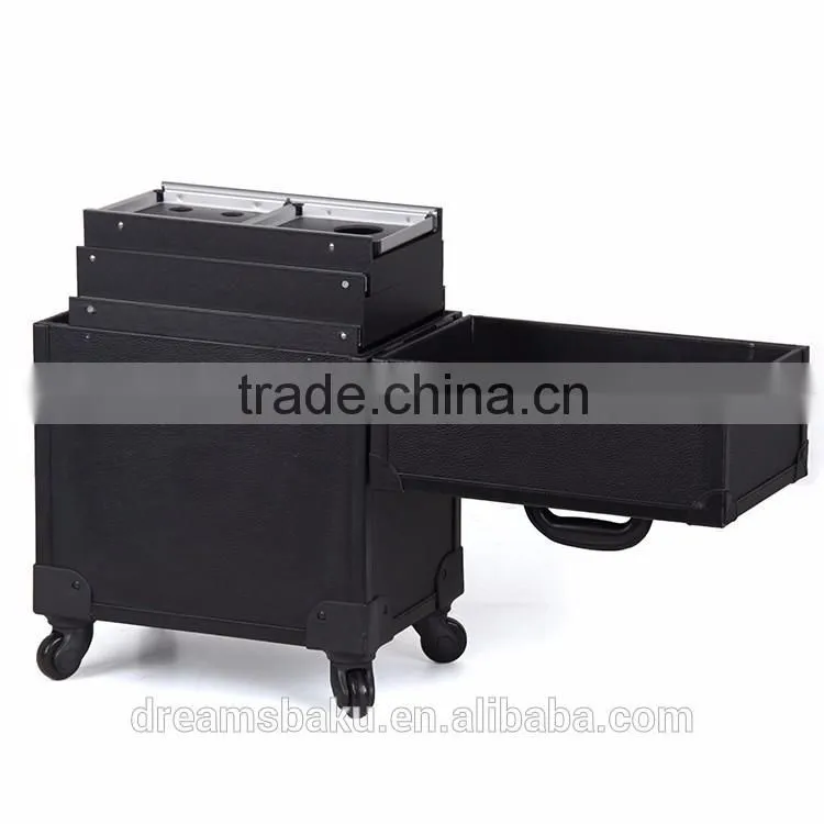 Professional Travel Trolley Rolling luggage Cosmetic beauty makeup case