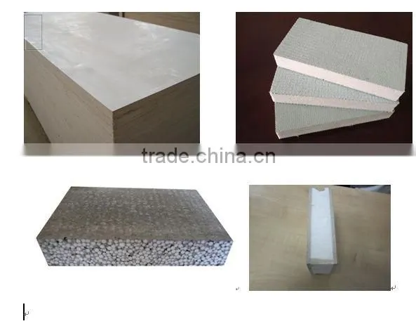 Fast and esay construction mgo board making machinery