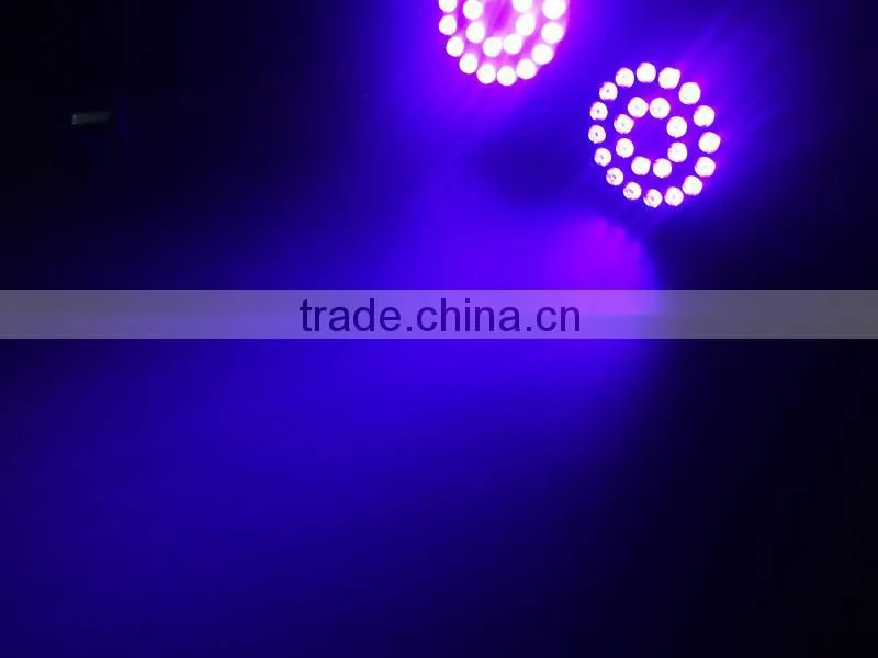 Led wash flat par light 300W(24*12W )RGBWA+UV 6 in 1 Leds beam angle:25 degree DMX512/stand alone/Master-slave/Sound 7/10CHS
