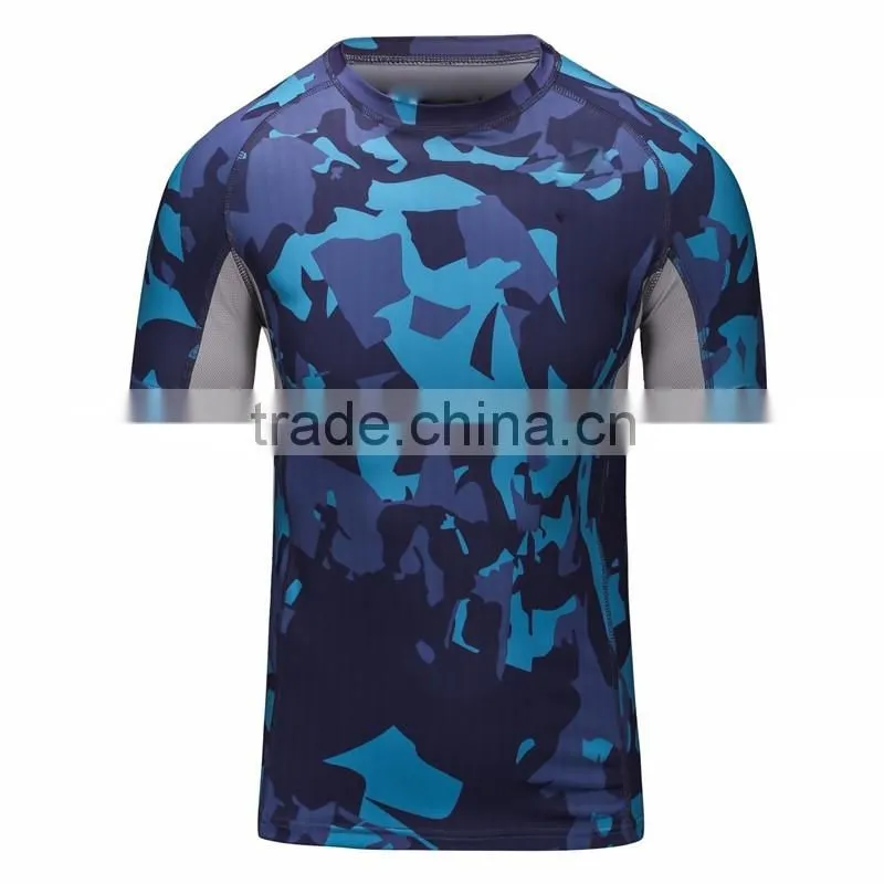 OEM sportswear sublimation surfing rashguard sports tracksuit men
