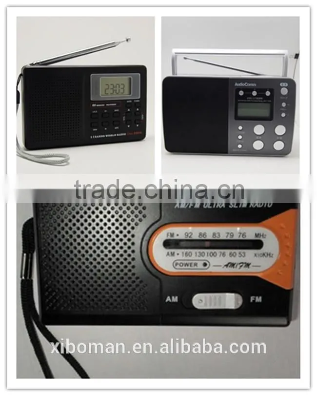 Home Radio Style Radio Built-In Speaker Clock Function radio station equipment for sale