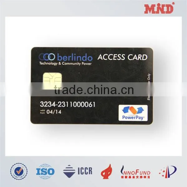 MDC1427 PVC Contact IC memory card smart card with CMYK 4C printing