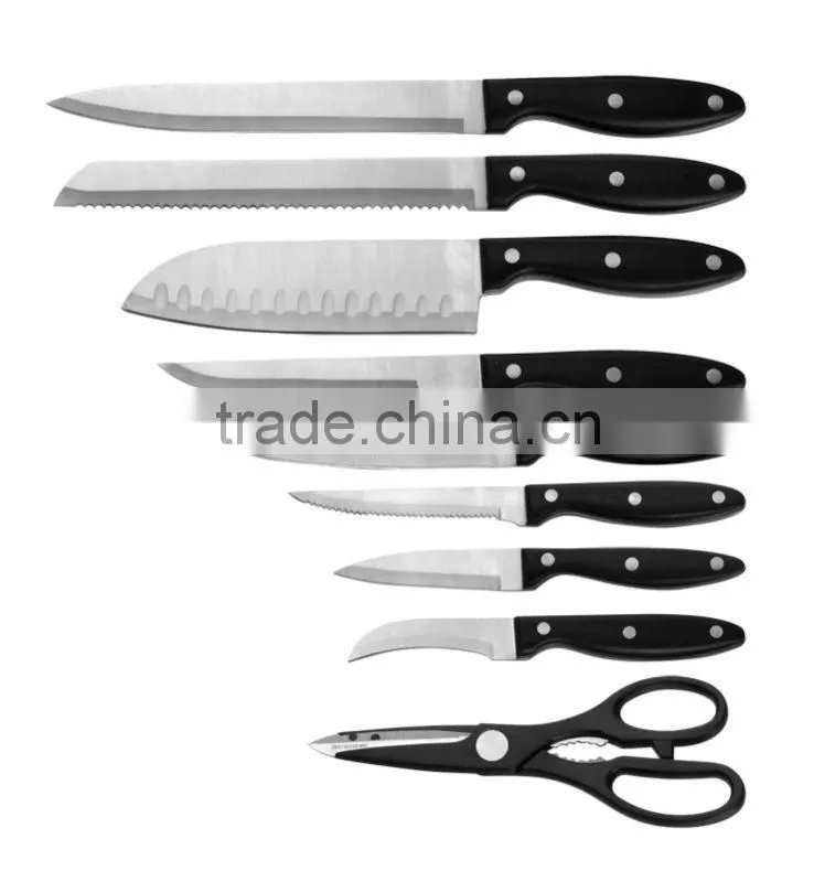 BAKELITE HANDLE (3CR13)15PCS KITCHEN KNIFE SET
