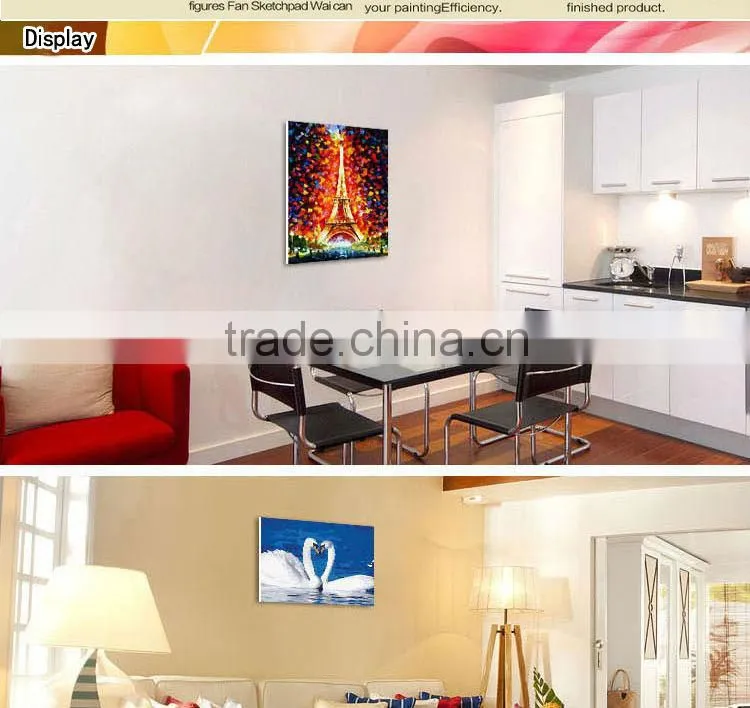 Rich Flower waterproof oil canvas printed painting