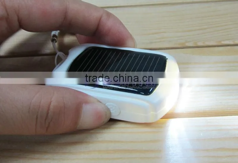 Mini Solar Charger 600mAh Portable With Keychain
