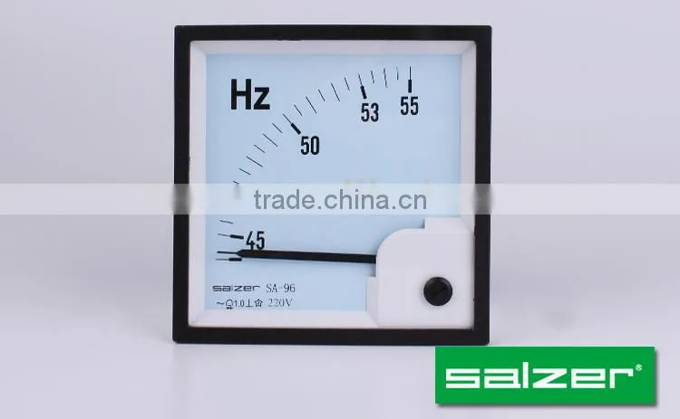 SALZER Brand SA-F96(F) Analog Frequency Meter