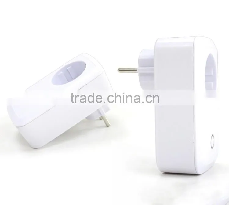 Wholesale CE ROHS 110-240V EU standard smart WIFI power plug socket