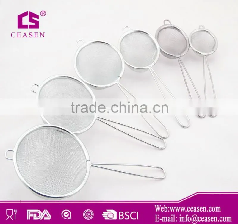 Stainless steel food and vegetable strainer