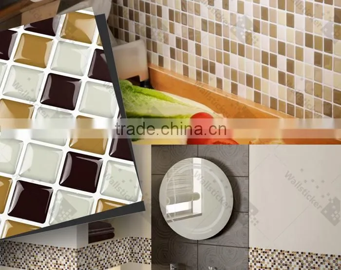 Yashi Removable waterproof kitchen tile sticker for wall decoration