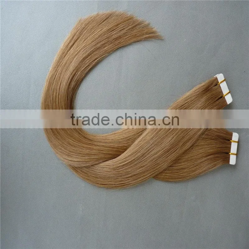 2014 hot selling top quality wholesale tape hair extensions