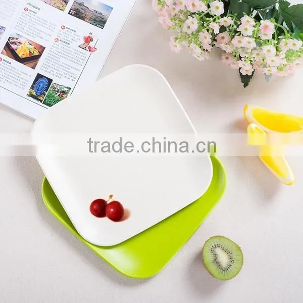 high quality cow bamboo fibre kids plates
