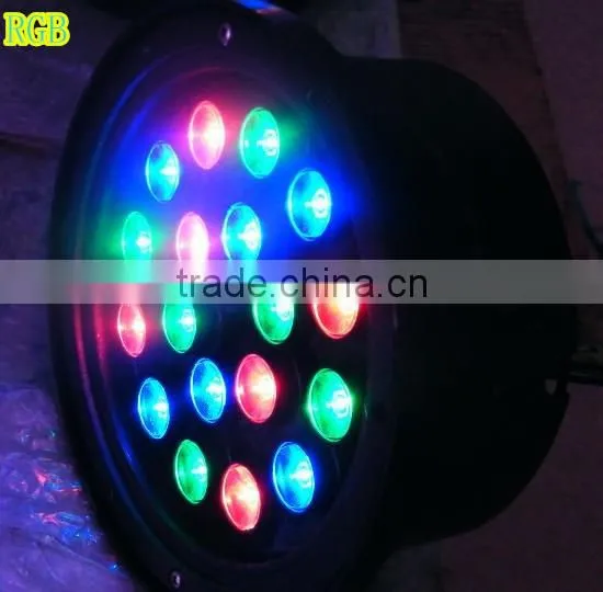christmas ornaments 24v inground light 18w with rgb color 1800lm
