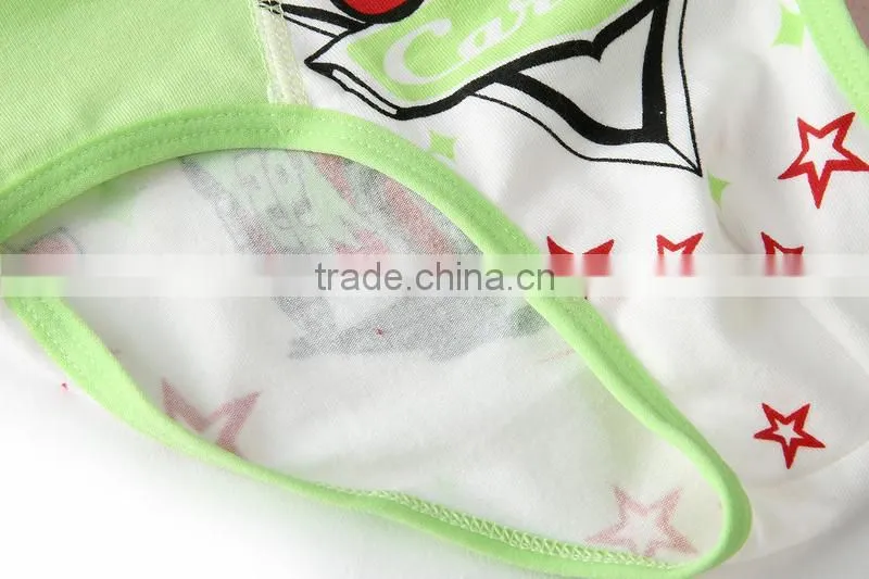 2015 100% Cotton Car Printing Child Underwear Soft comfortable Baby Underwear