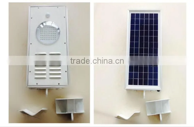 2014 year -10W Integrated Compact Solar garden Lighting with PIR motion sensor