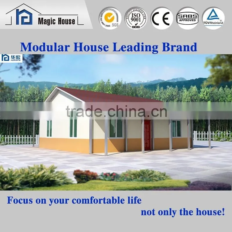 Modern heat and sound insulated prefab house china prefabricated house/villa