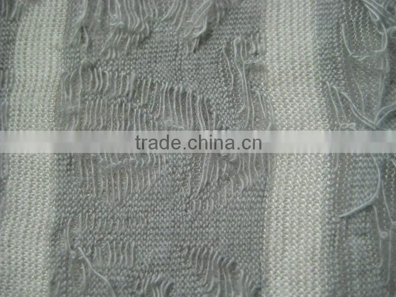 viscose polyester jacquard printed fabric