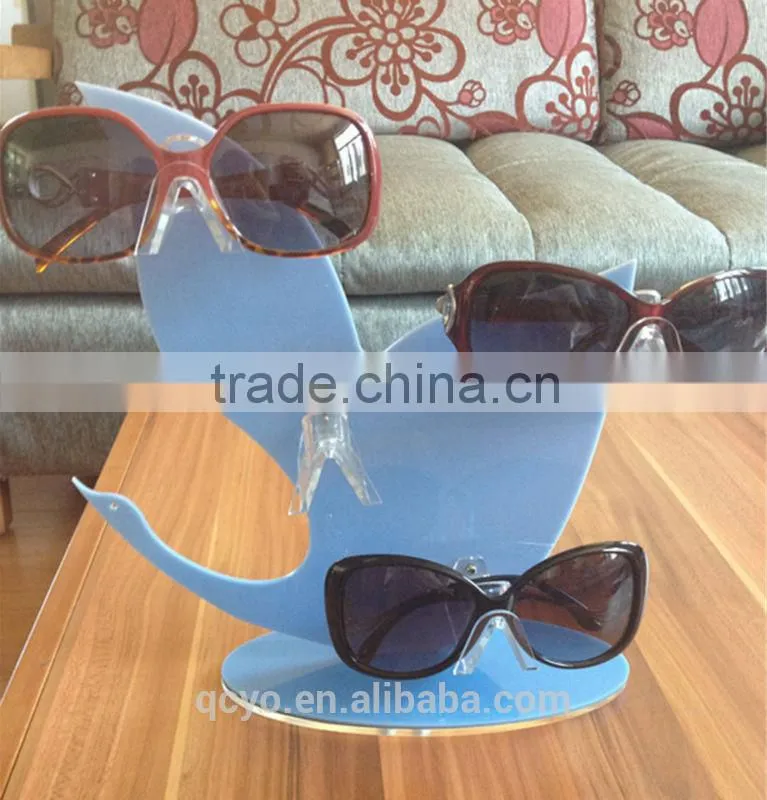 4 Pair Acrylic Sunglasses Eyeglass Display Stand 2015