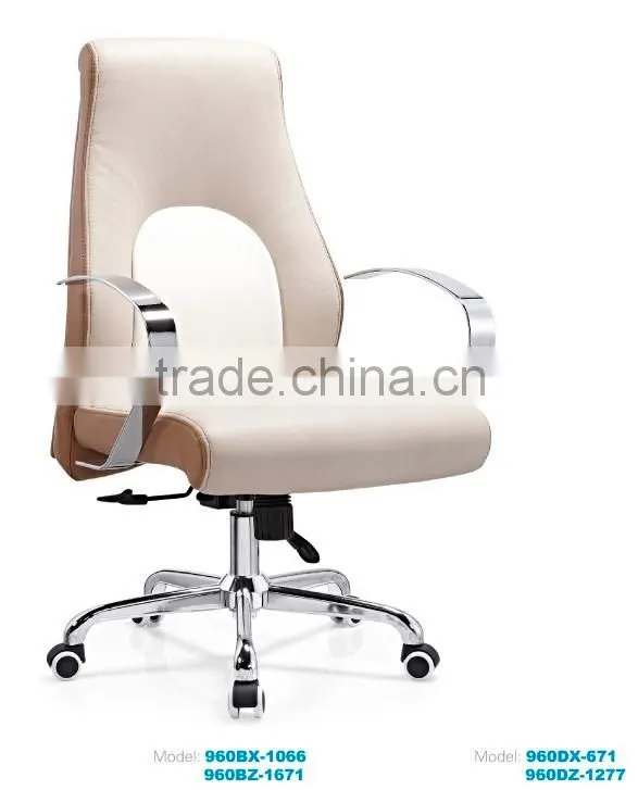 High quality leather swivel chair with head supporter FG-930