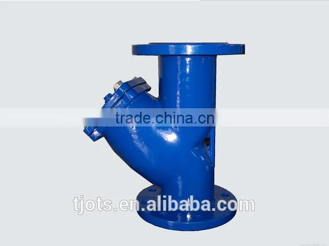 WCB Y type strainer, y strainer filter valve