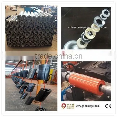 Carbon steel pipe belt conveyor trough roller