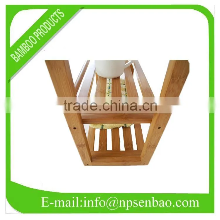 Bamboo towel rack