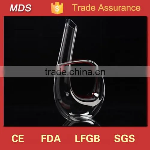 Drinking glassware brandy crystal snifter glass with short stem