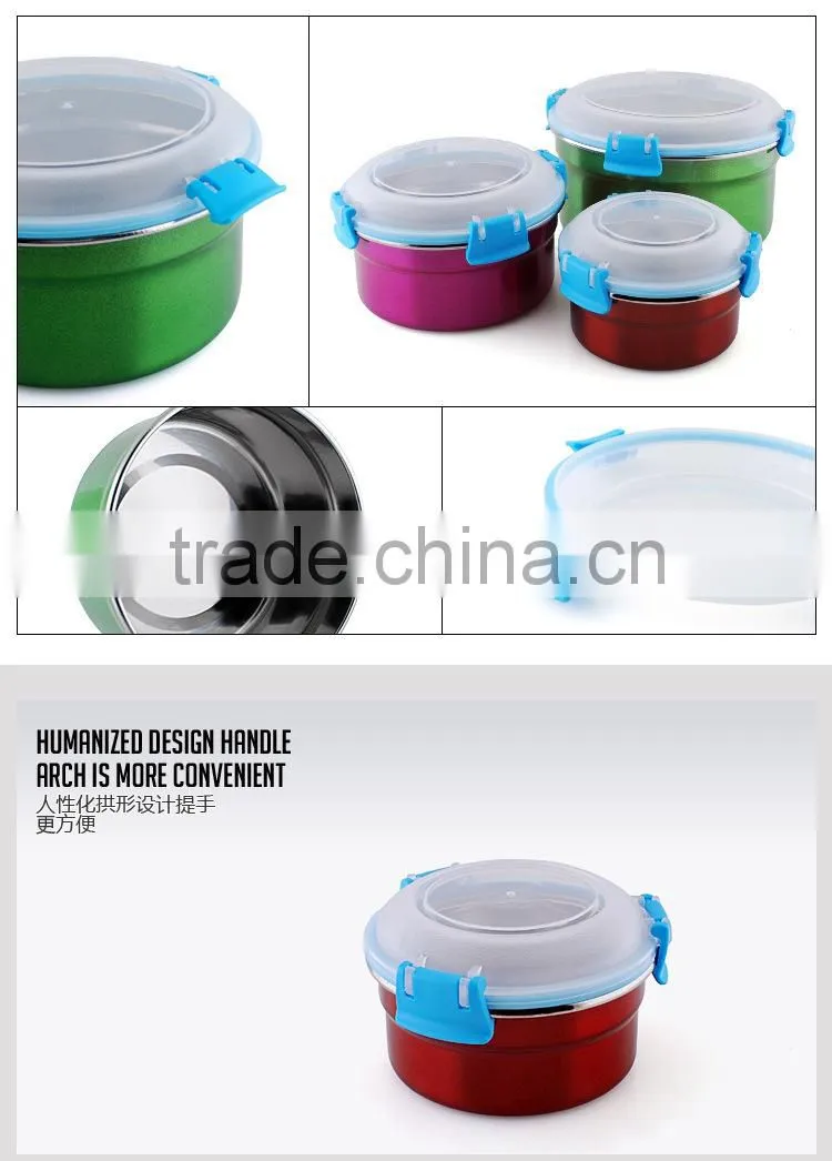 wholesale round shape wedding favor gift boxes stainless steel tin sealed cans for food canning