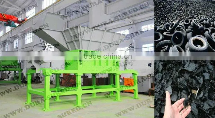 used tire cutting machine in tire recycling machinery