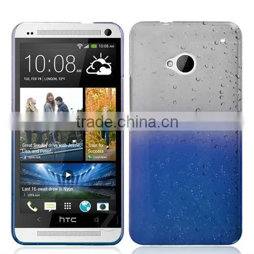PC raindrop hard MOBILE PHONE CASE cover for HTC ONE M7