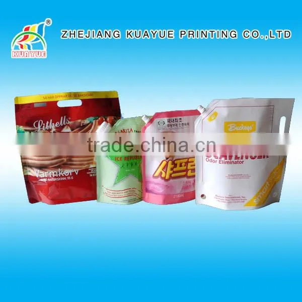 High Quality Spouted Standing Pouch, Pouch with Spout