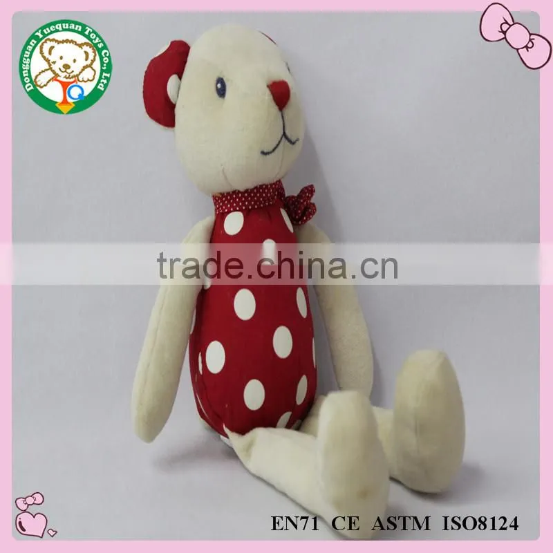 Plush material T-shirt custom stuffed bear animal toys