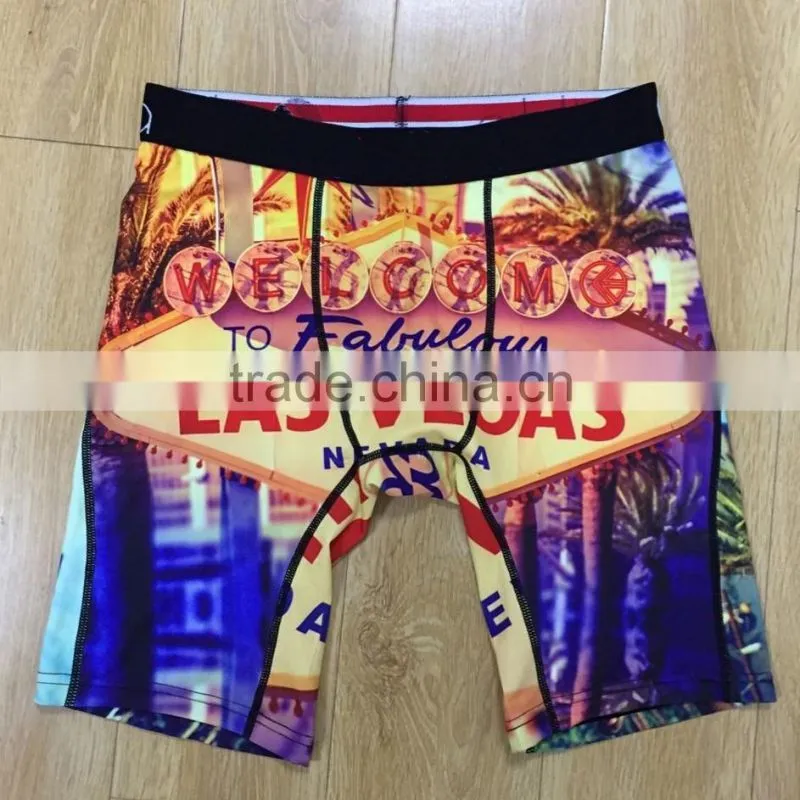 Custom print boxer shorts / Trunks / Men underwear from trade assurance supplier