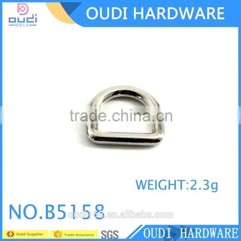 New styles women fashion bag accessories in guangzhou factory direct sale with high quality metal d ring