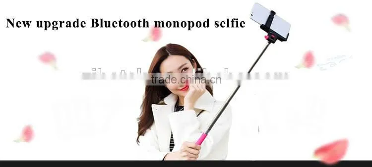Wireless bluetooth selfie shutter stick with rechargeable,extendable selfie stick monopod for smartphone