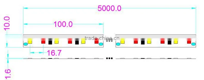 SMD2835 ultra bright lcd led backlight strip, 2835 warm white flexible smd led strip,Flexible LED Landscape Lamps