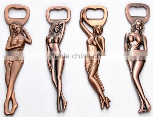 hot sale stainless steel fighter man shape style bottle opener with other tools