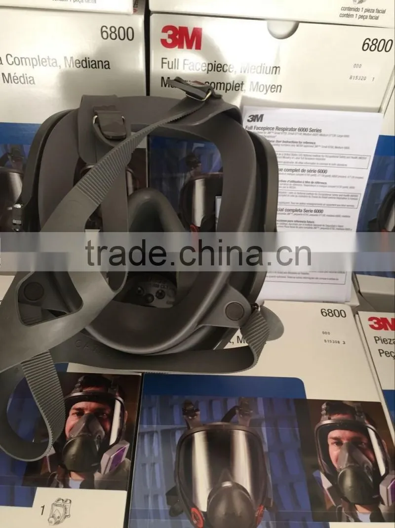 3M 6800 reusable full face mask silicone medium respirators mask